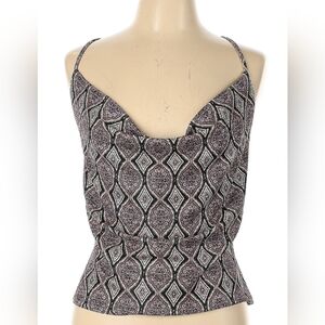 bishop + young Bohemian Pattern Print Cowlneck Camisole